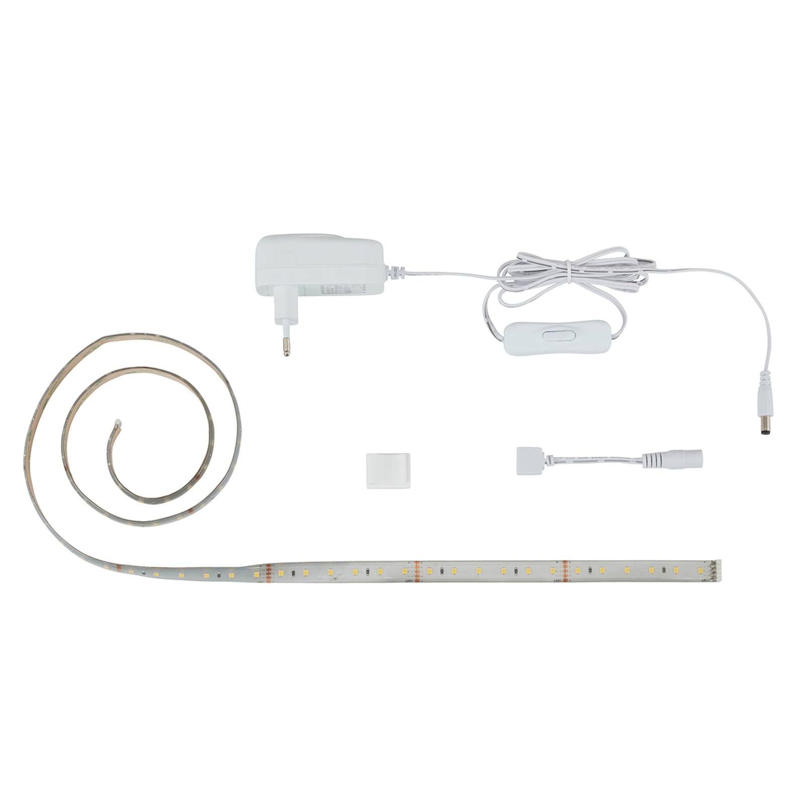 Silverfärgad LED-list Mia 100 cm med brytare
