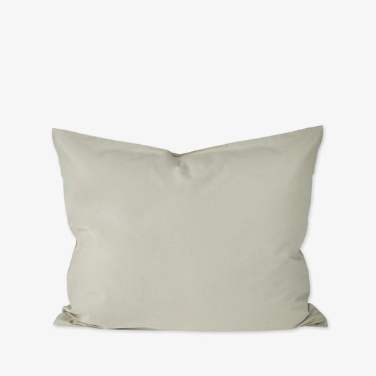 Örngott Ekologisk Bomull 50x60cm Ljus Khakigrön