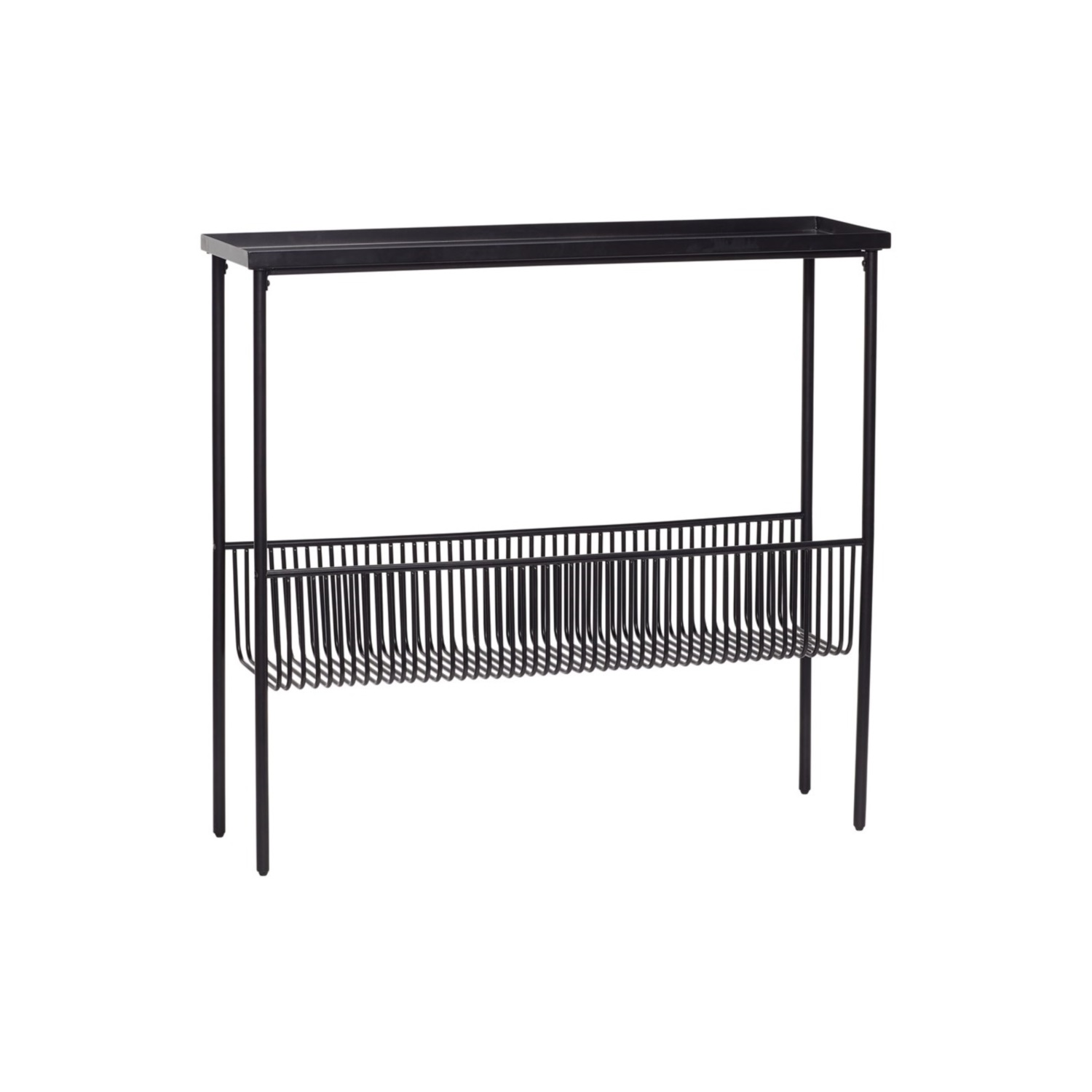Konsolbord svart metall 100 cm, Hubsch