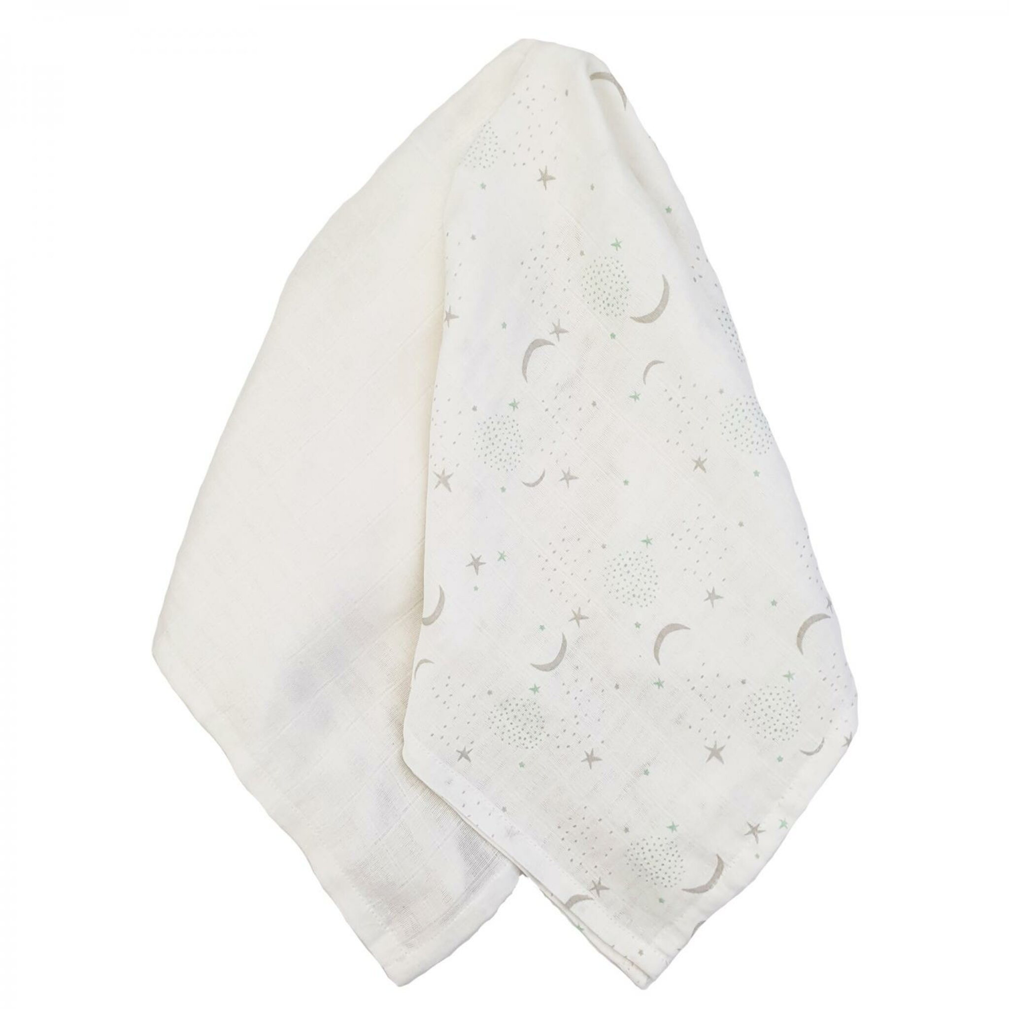 Muslin 2-pack Star-Moon GOTS