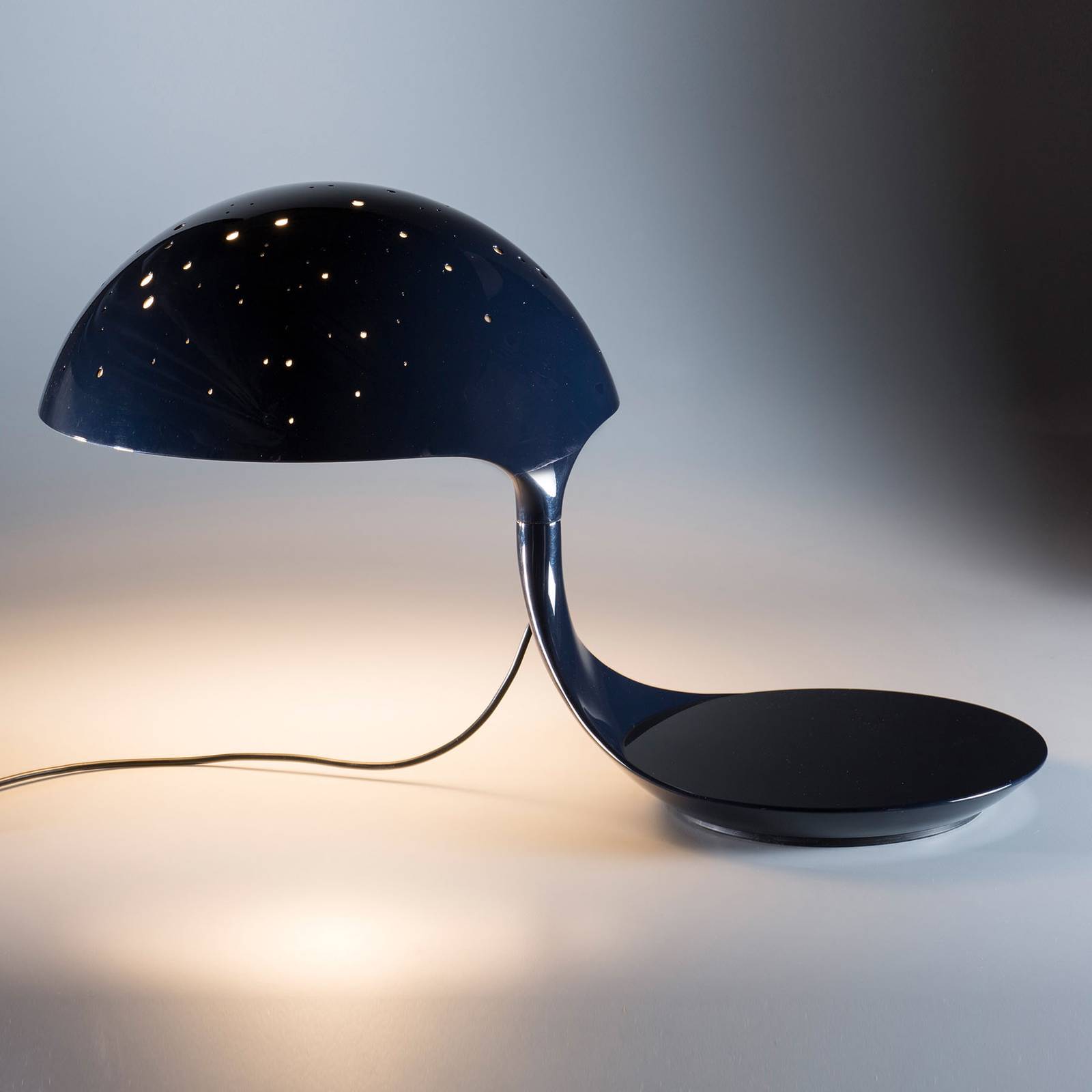 Martinelli Luce Cobra Scorpius bordslampa, blå