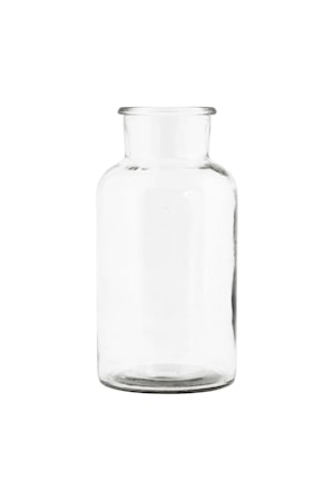 Vas Jar Ø 8x17cm Klar