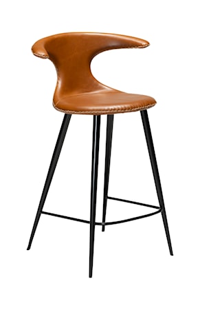 Barstol Flair Konstläder 90 cm - Vintage Ljusbrun