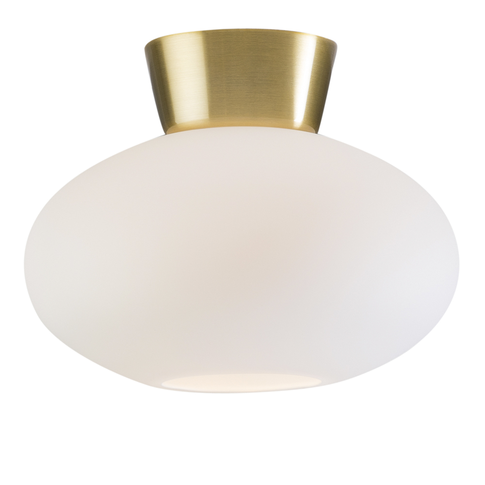 BELID - Bullo Taklampa Plafond 27 cm Massing/Opal Glas