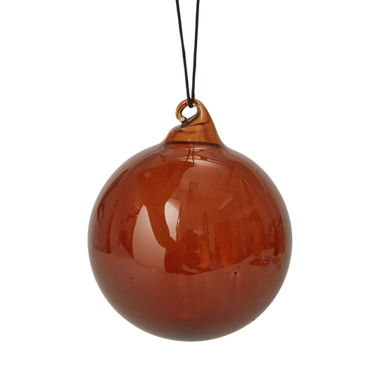 Julgranskula Glas 3-p Mörkröd