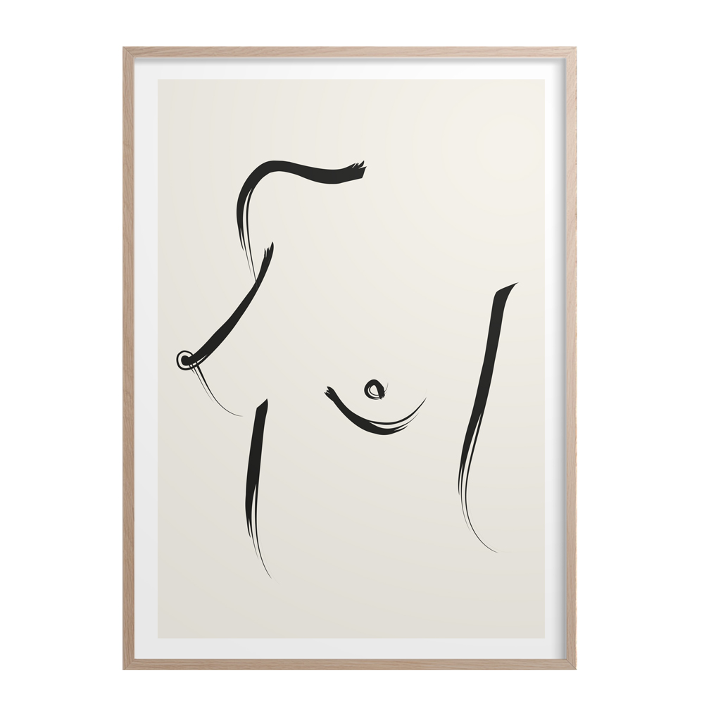 Kunskapstavlan - Poster 50x70 cm Breast No 2