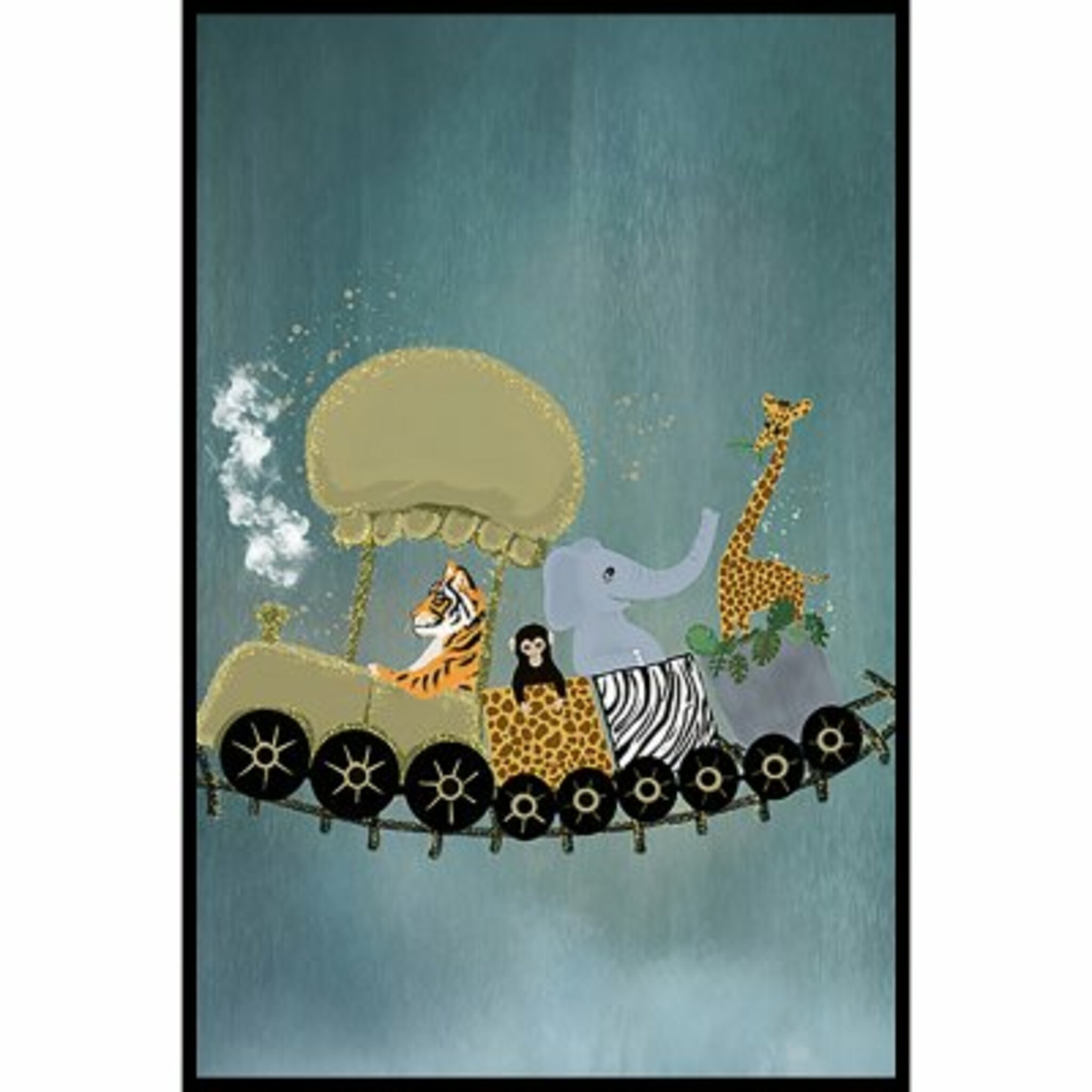 Jungle Train Poster
