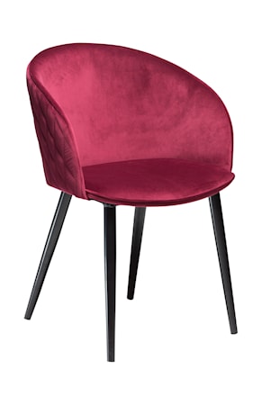 Stol Dual Velour - Deep Ruby