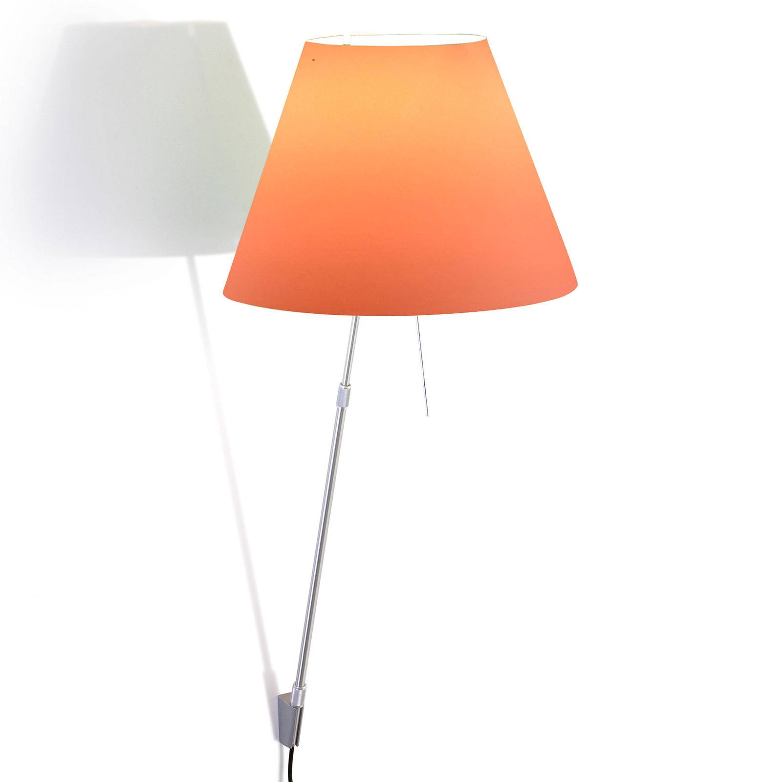 Luceplan Costanza vägglampa D13a, aluminium/puder