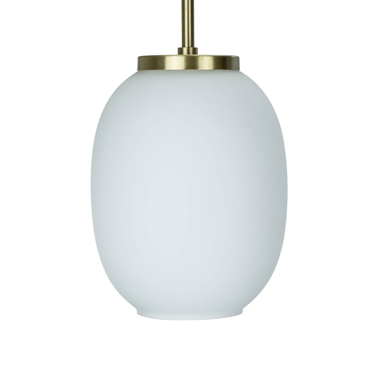 Dyberg Larsen DL39 pendel Ø14,5 cm opalvit/mässing