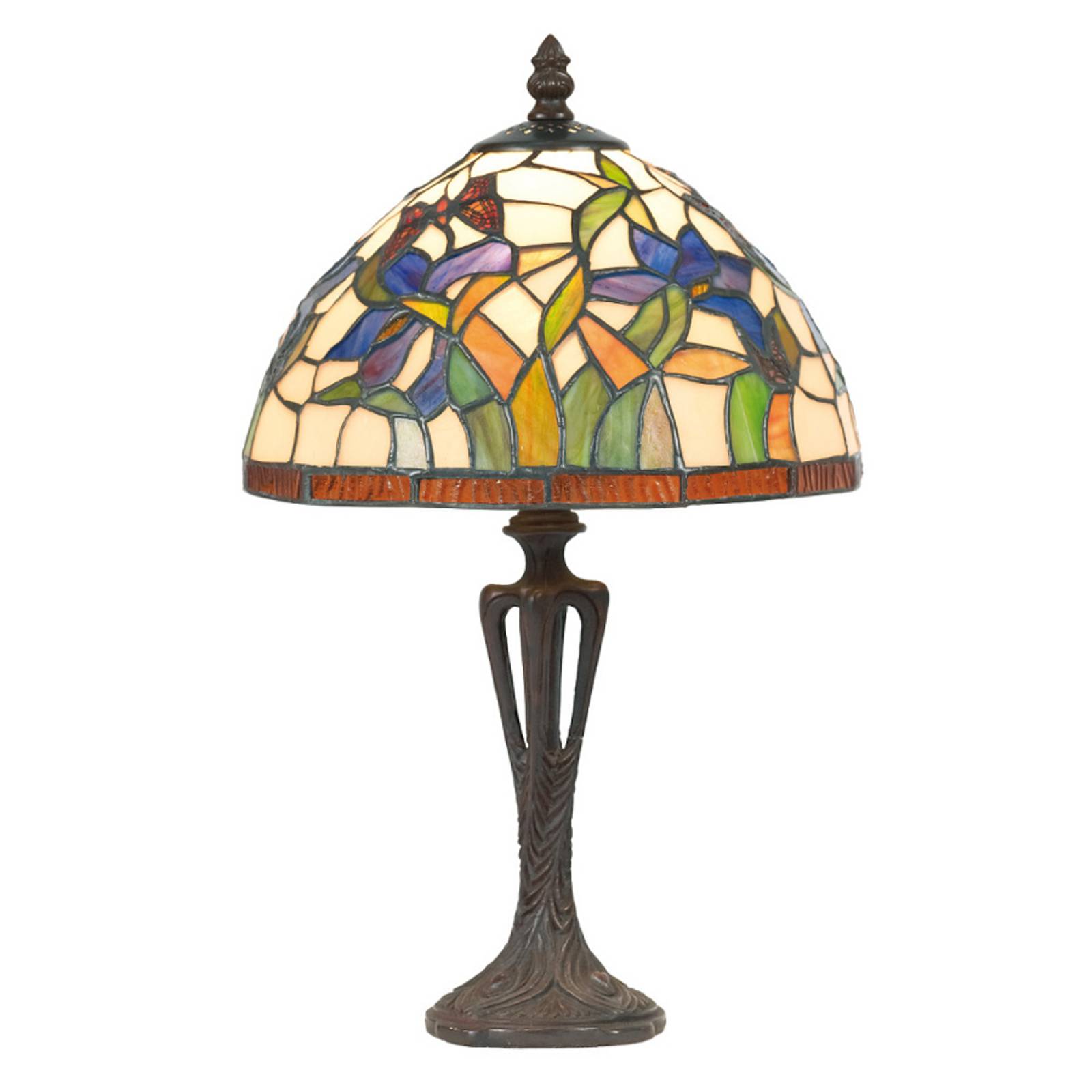 Bordslampa Elanda i tiffanystil, 40 cm