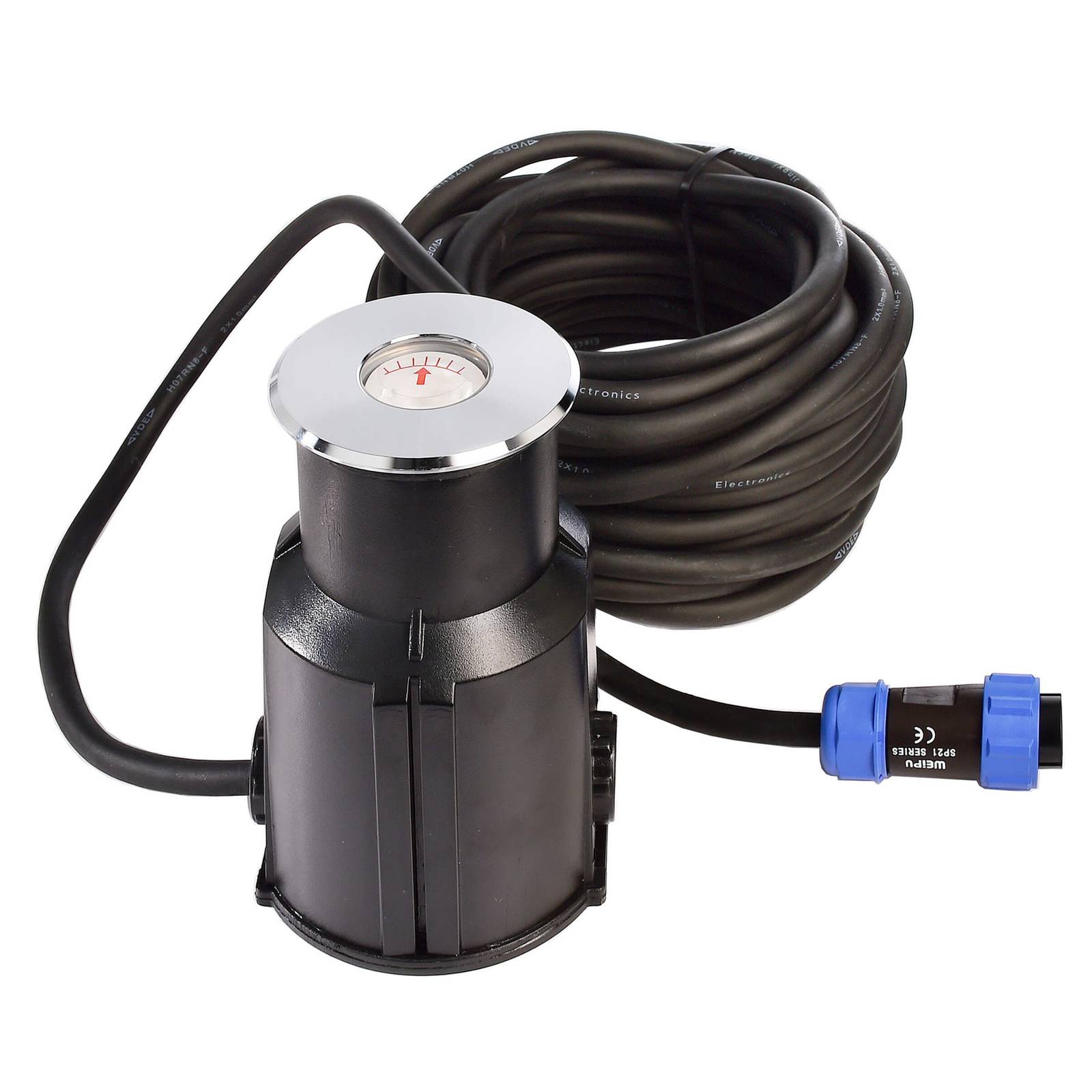 LED-undervattenslampa Snapper II, varmvit