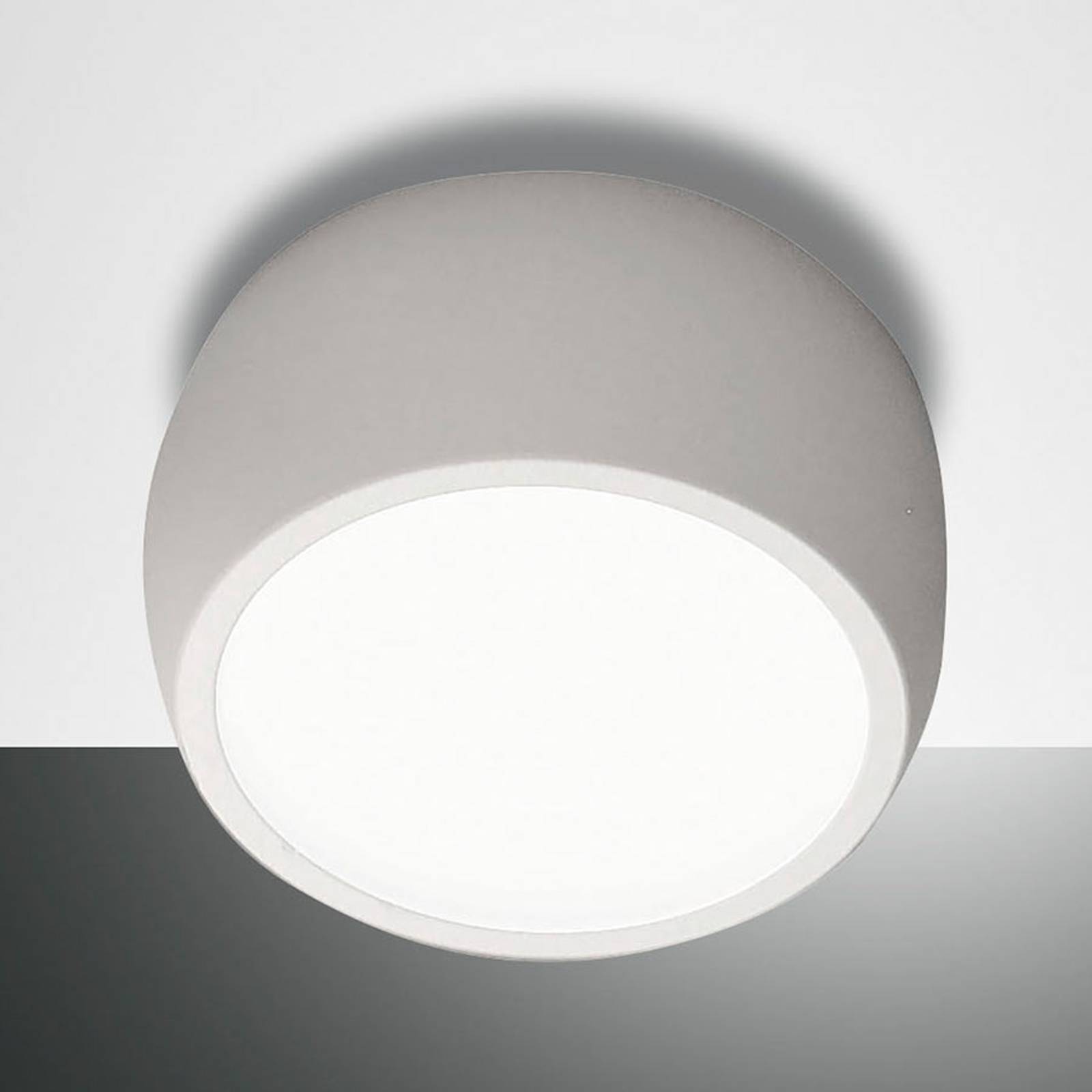 Rund LED-downlight Vasto, vit