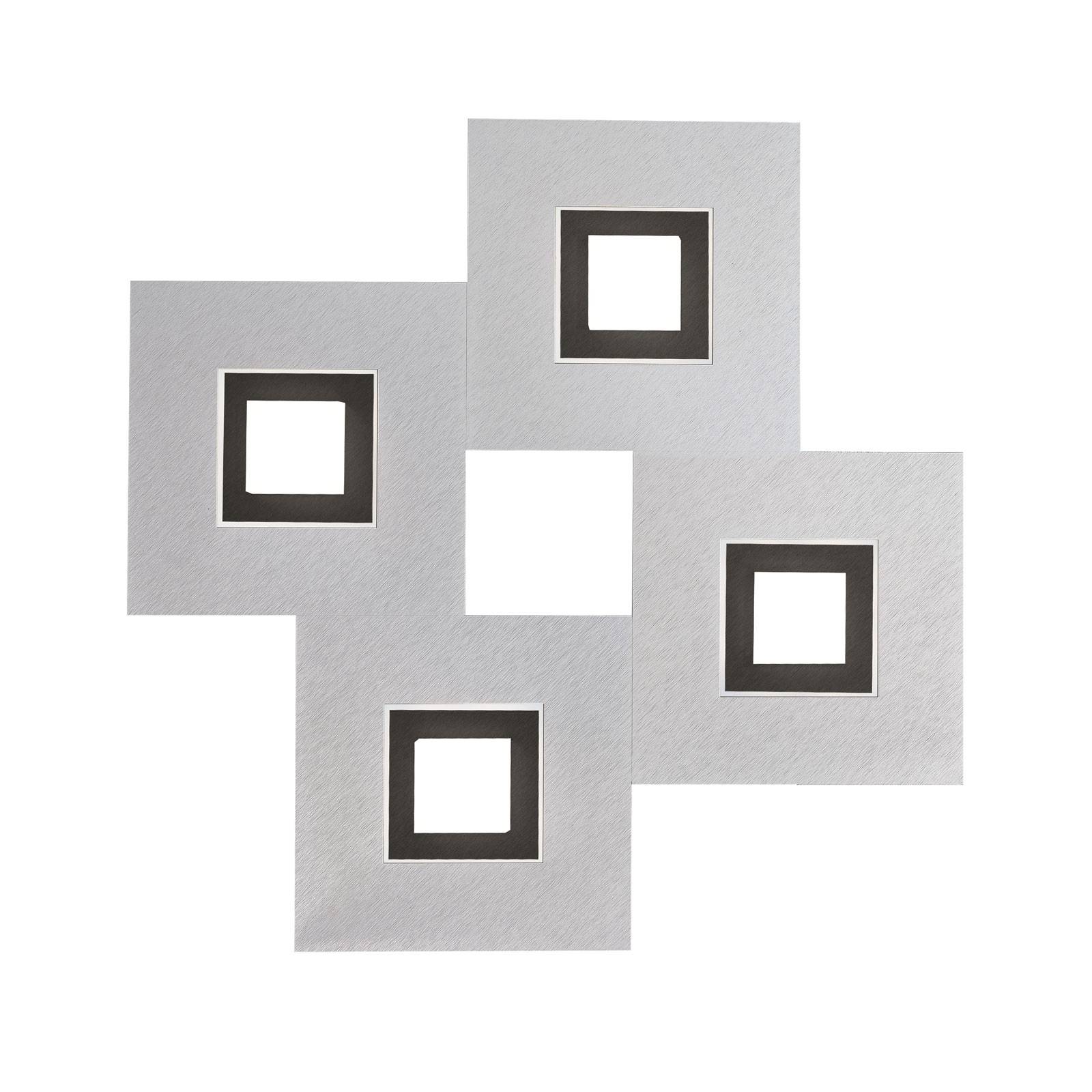GROSSMANN Karree 4 lampor 50x50 aluminium svart