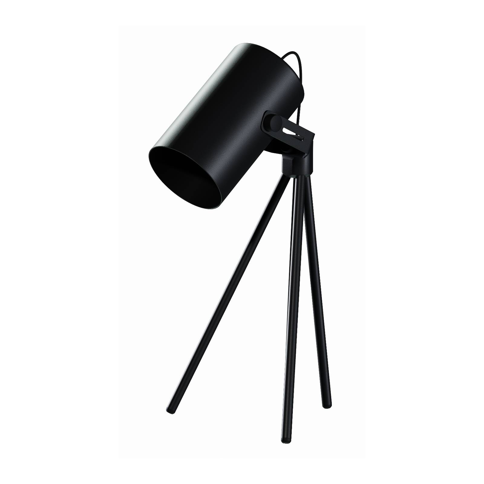 Bordslampa La Tuba 450 trebent med spot, svart
