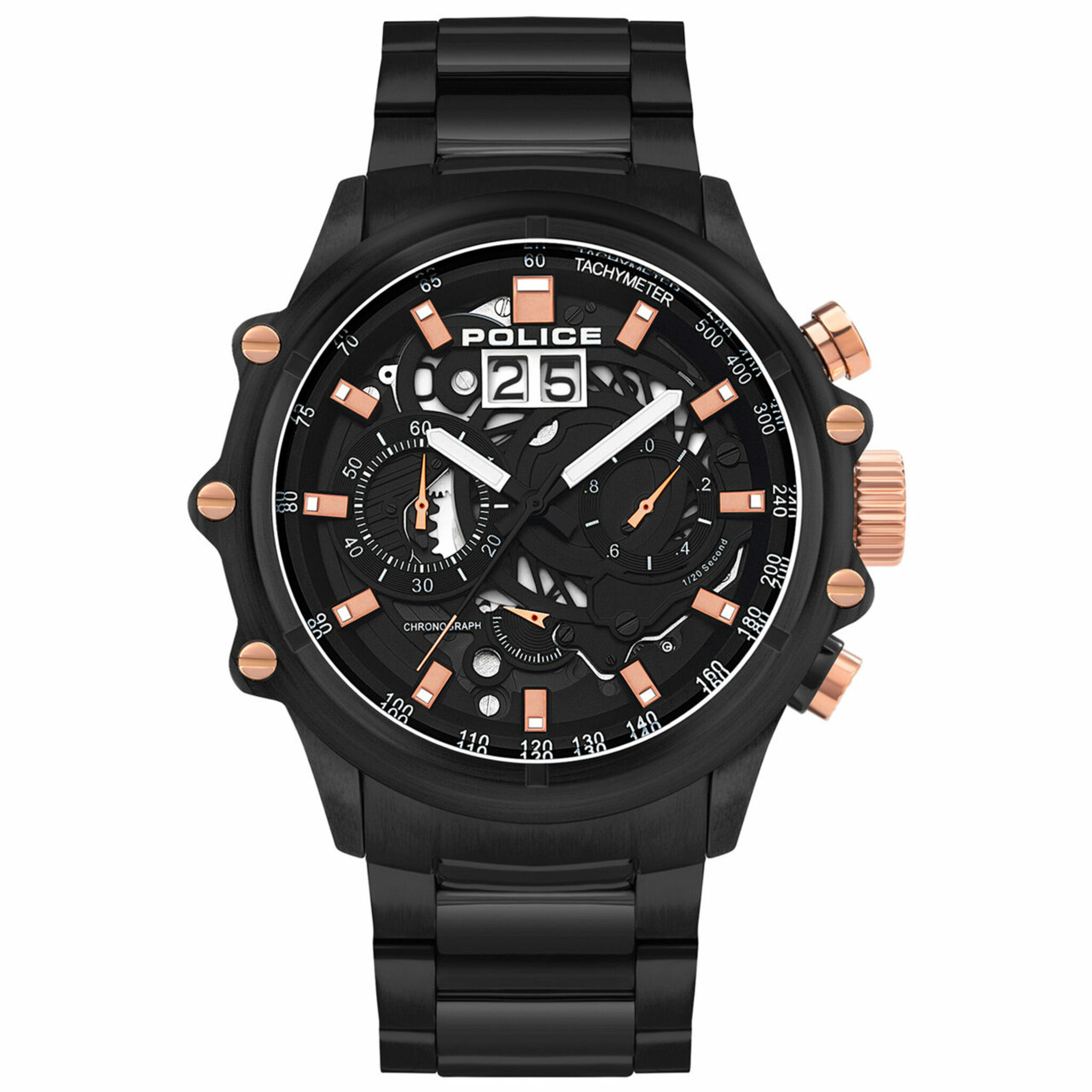 Pl16018jsb.02m, Quartz, 48mm, 10atm, black