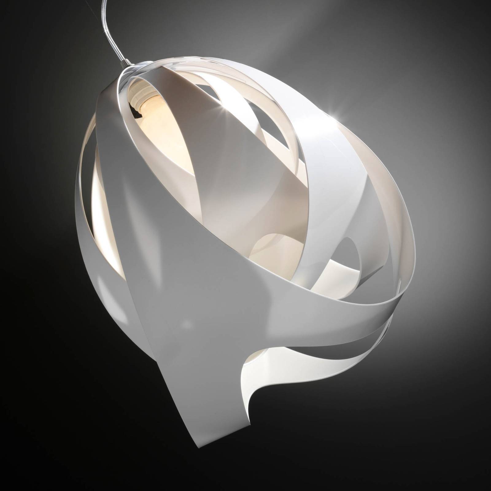 Modern taklampa GOCCIA DI LUCE, vit