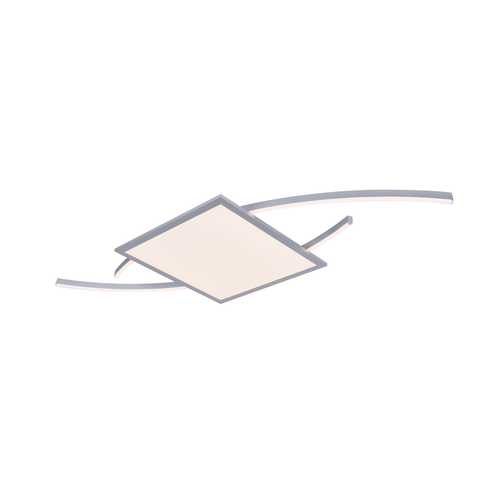 Lucande Tiaro LED-taklampa, kantig, 30 cm