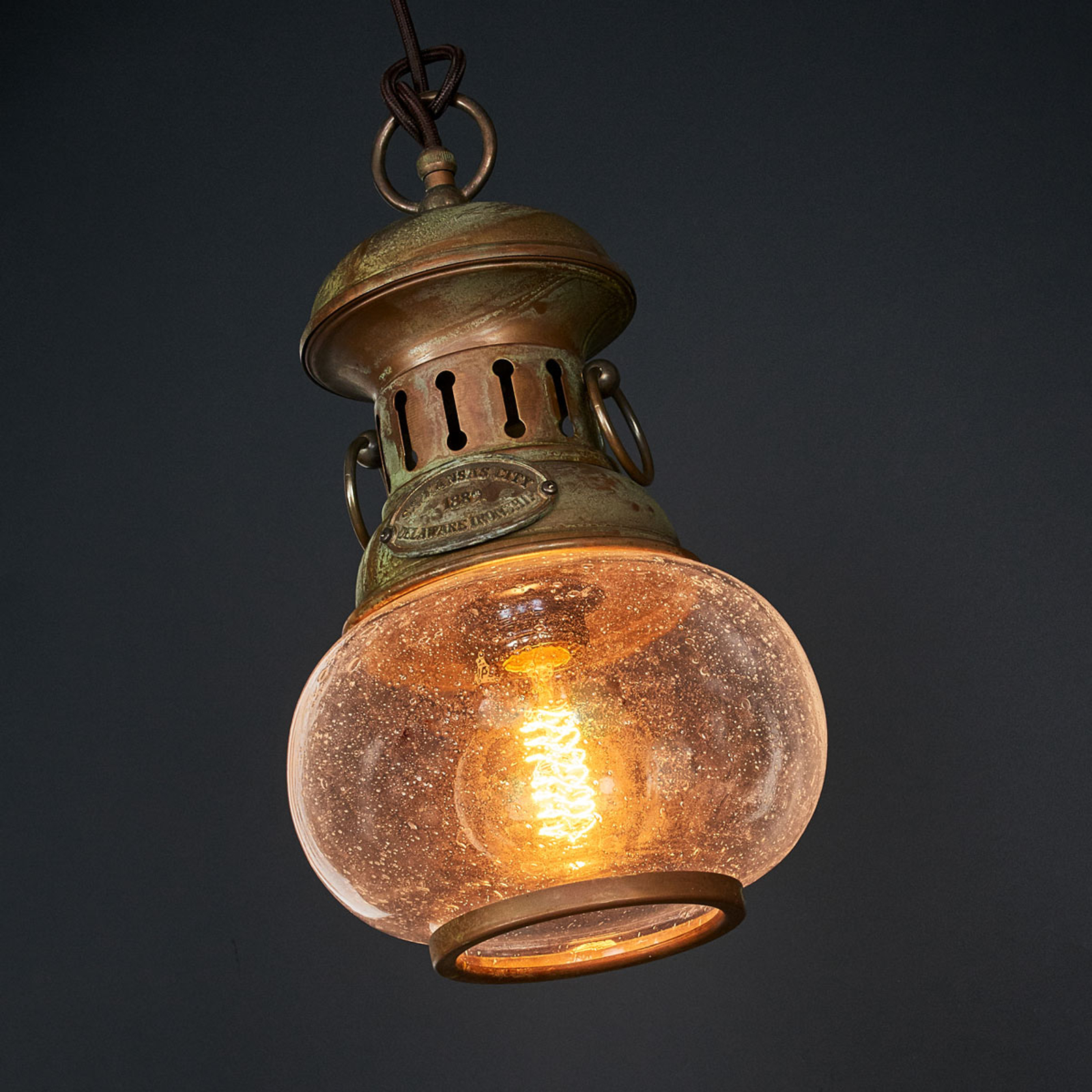 Originell taklampa Wind med 1 ljuskälla