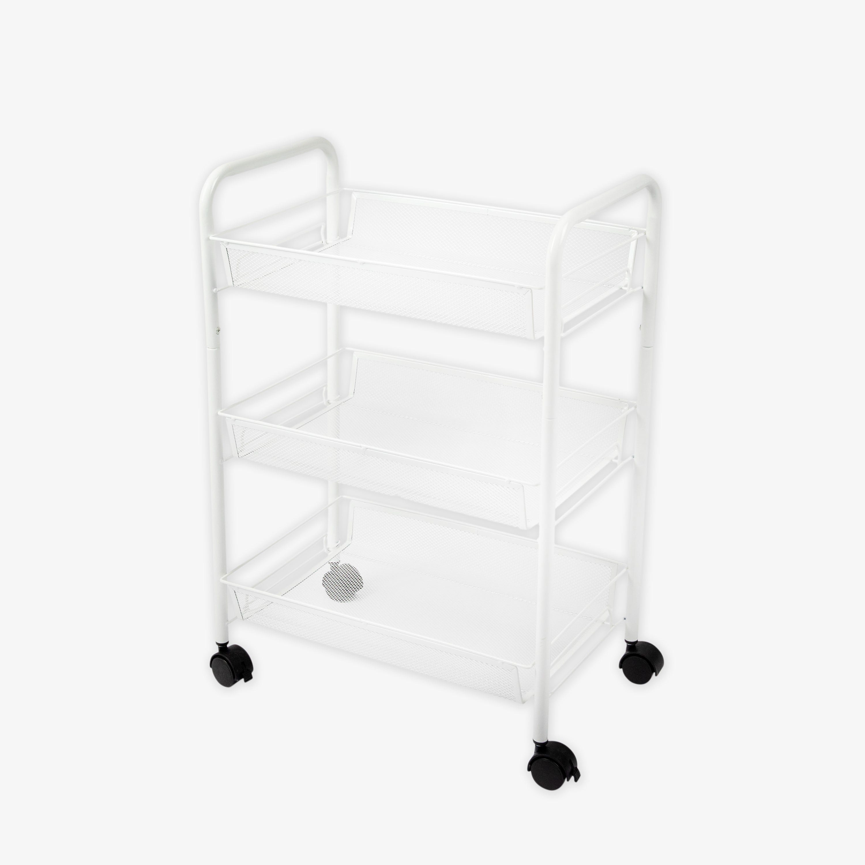 Rullvagn 64x27x45 cm Vit
