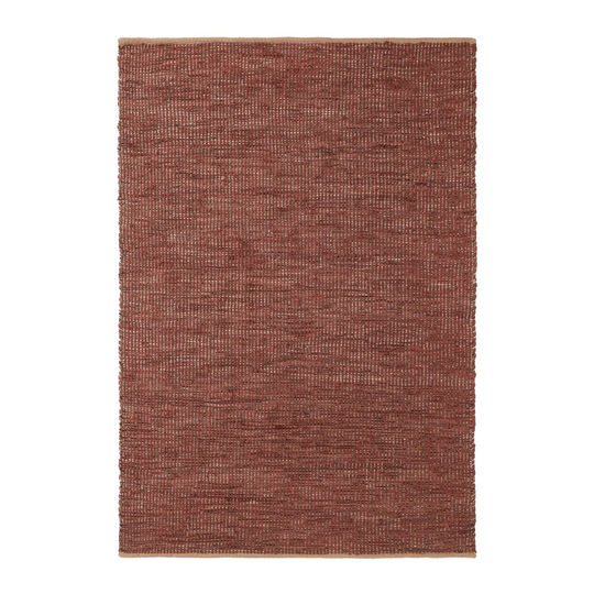 Matta Återvunnen Bomull Rost 140x200cm