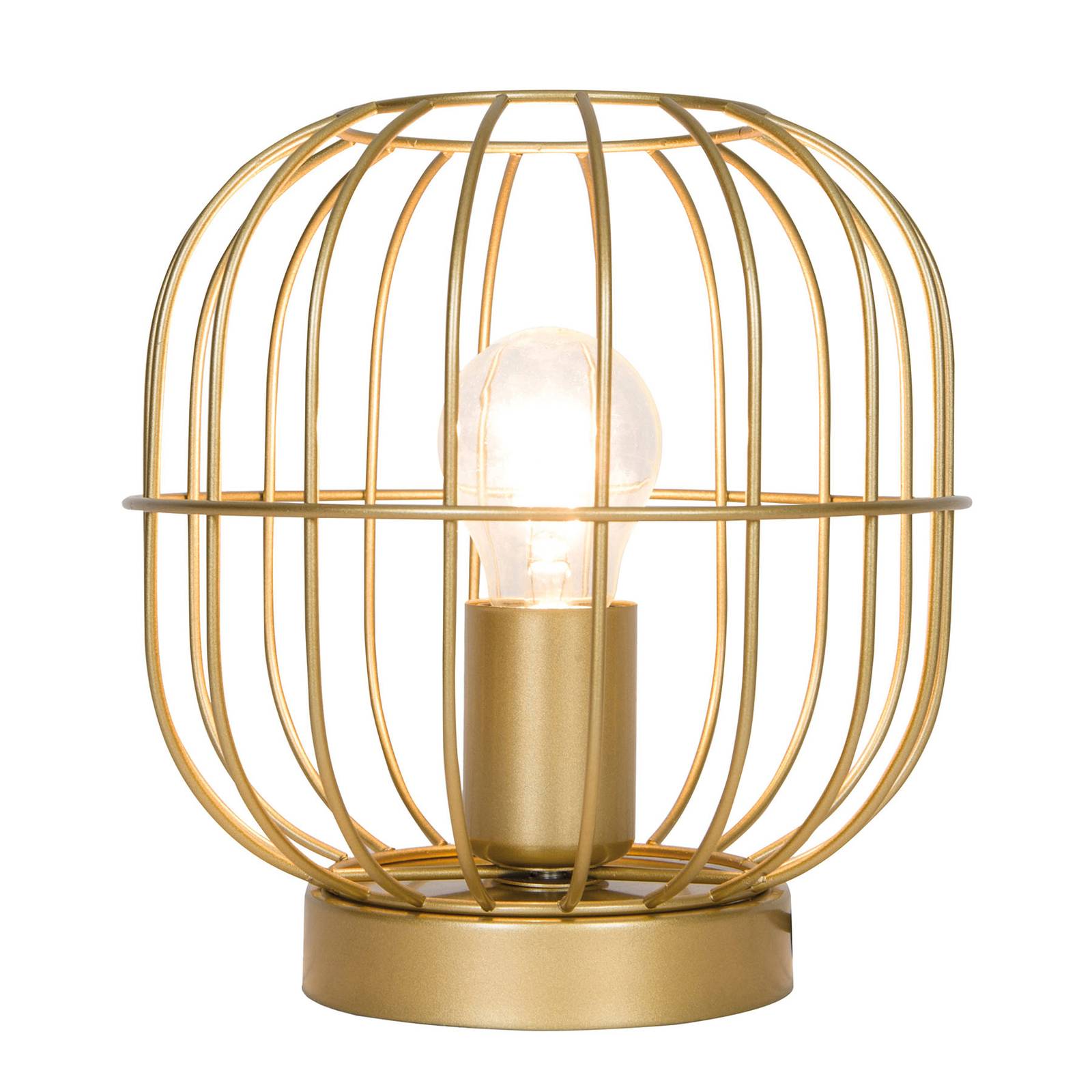 Bordslampa Zenith i burform, guld