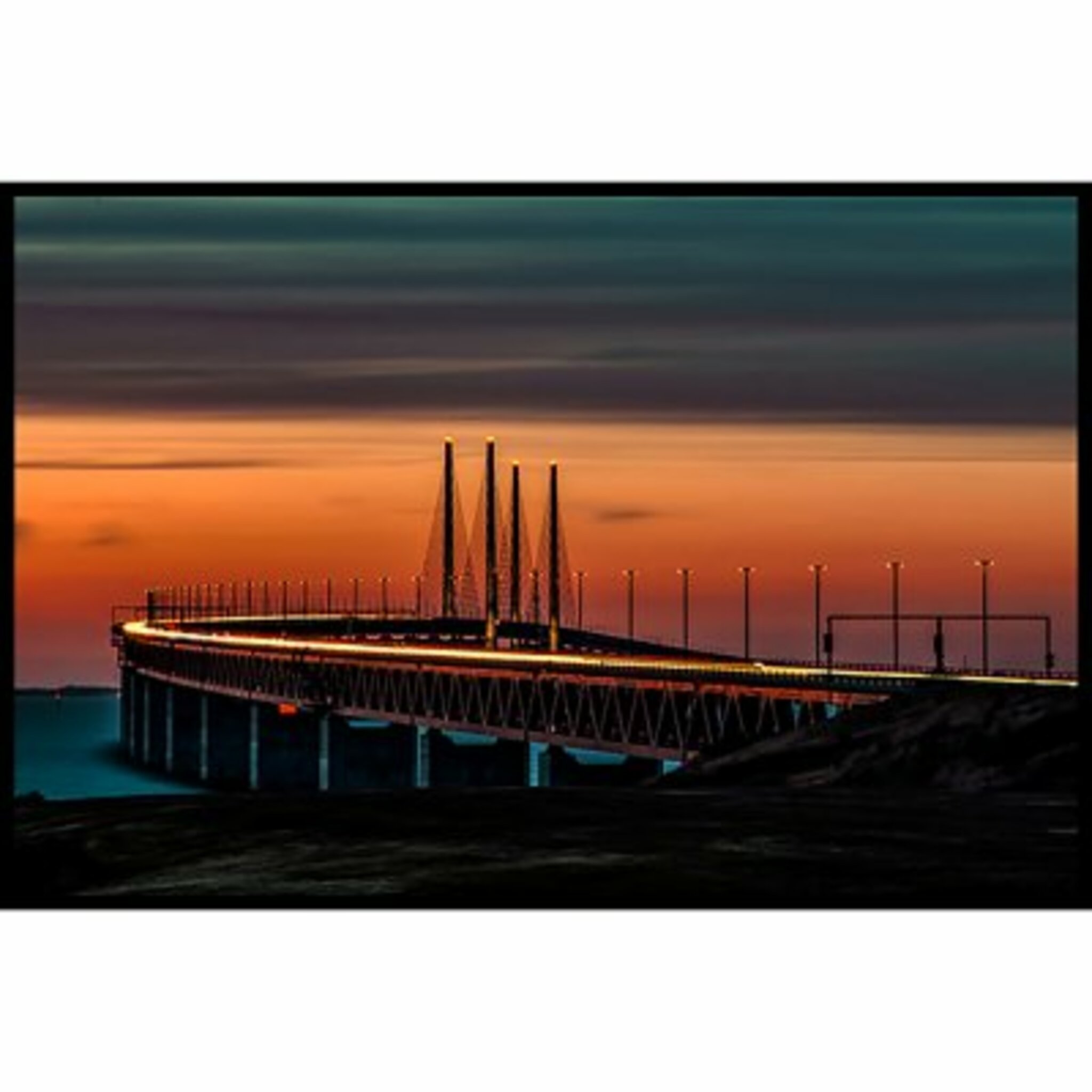 Bridge By Night Poster