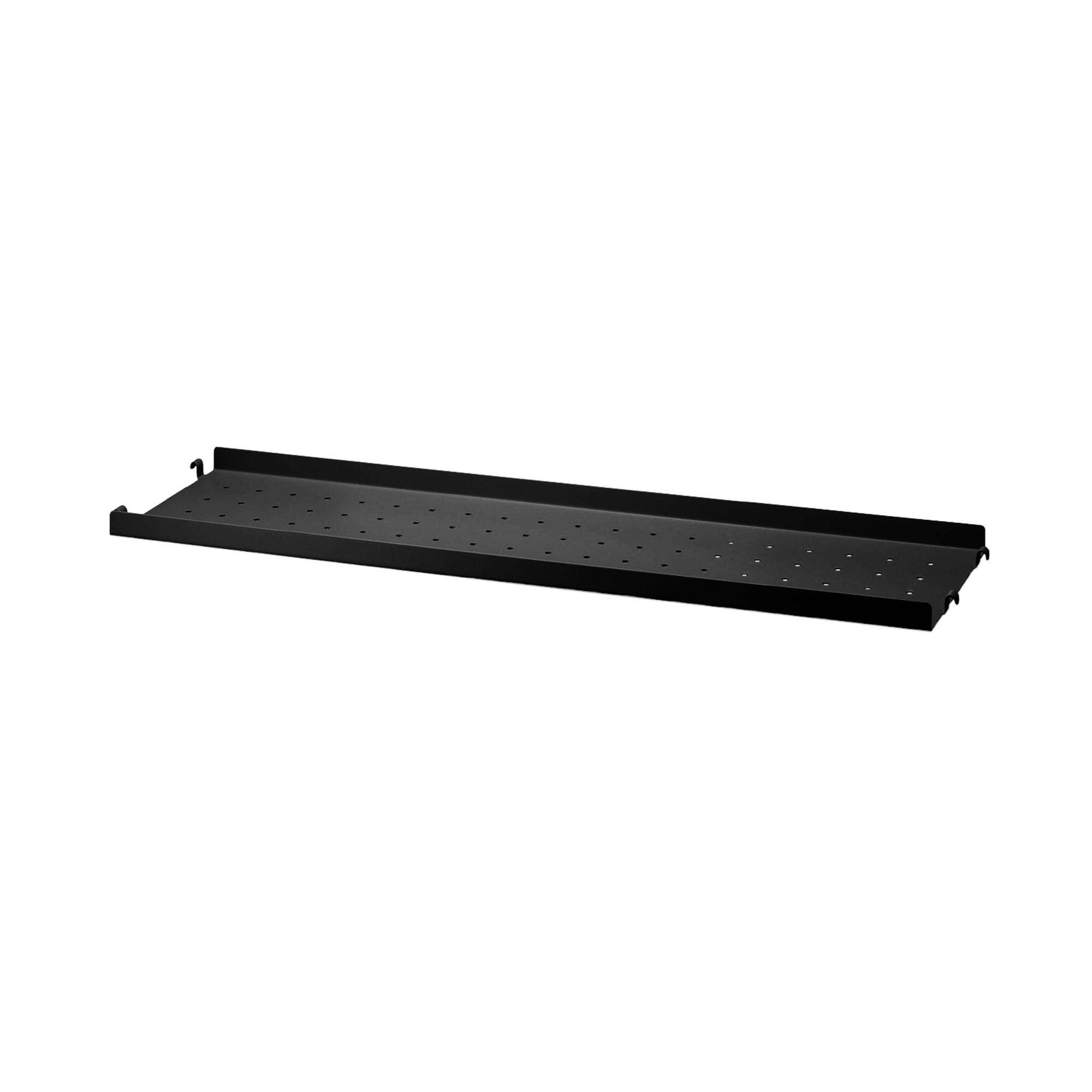 String Metallhyllplan Låg 58x20 svart