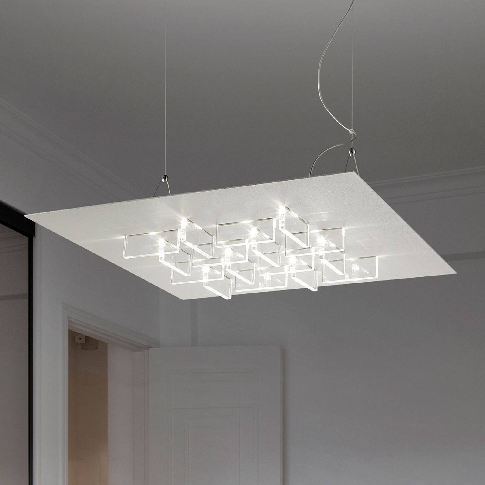 Exklusivt designad LED-hänglampa Cristalli