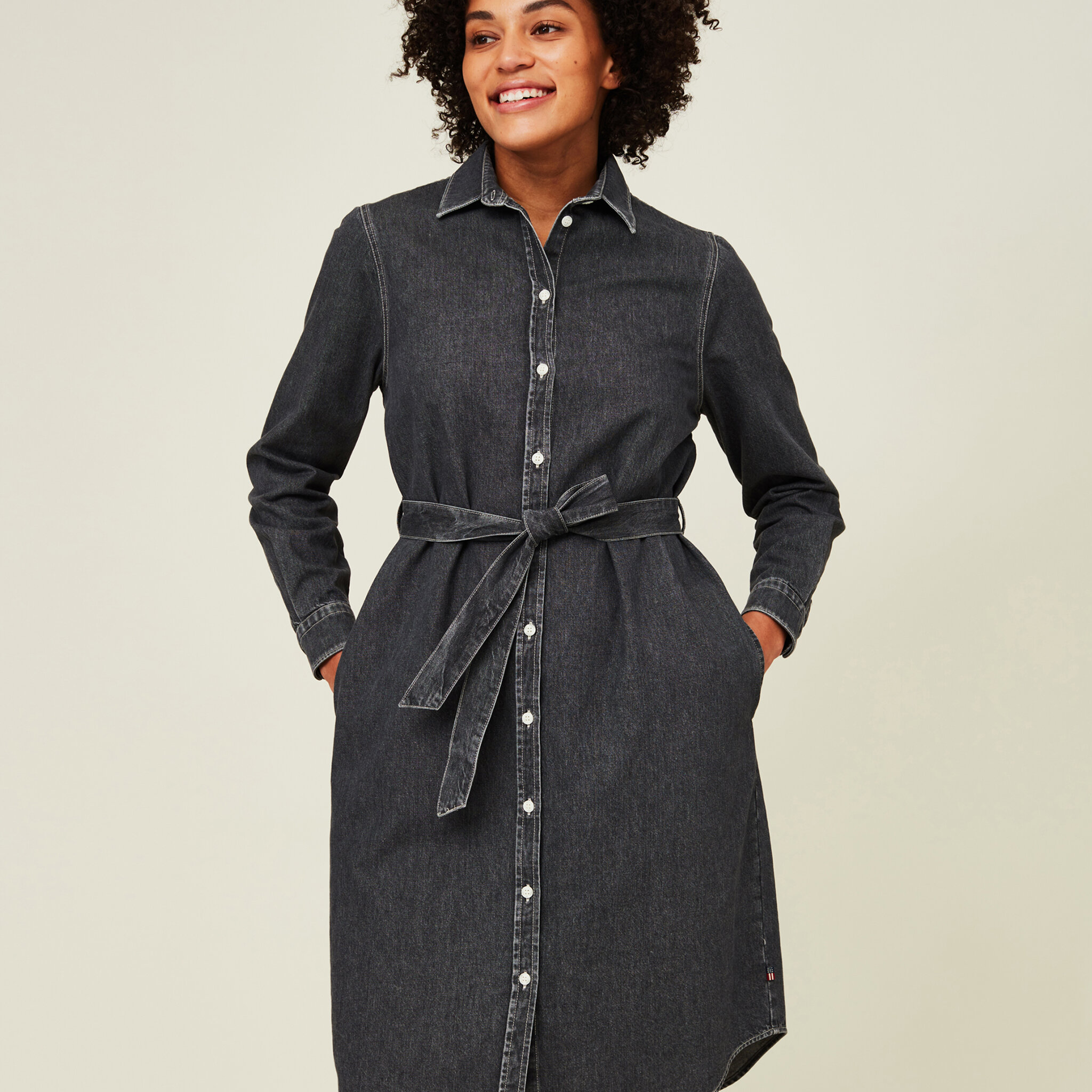 Isa Denim Shirt Dress
