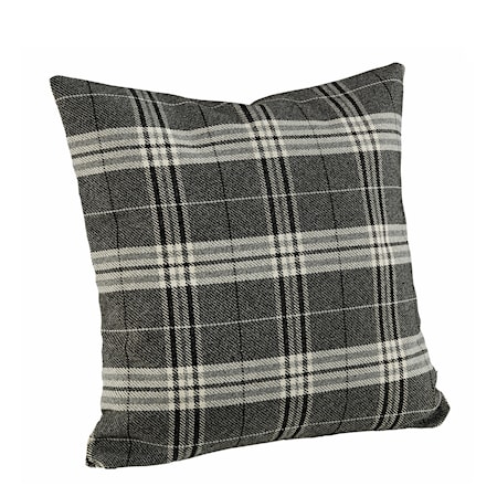 Weasly Check Kuddodral 60x60 Black