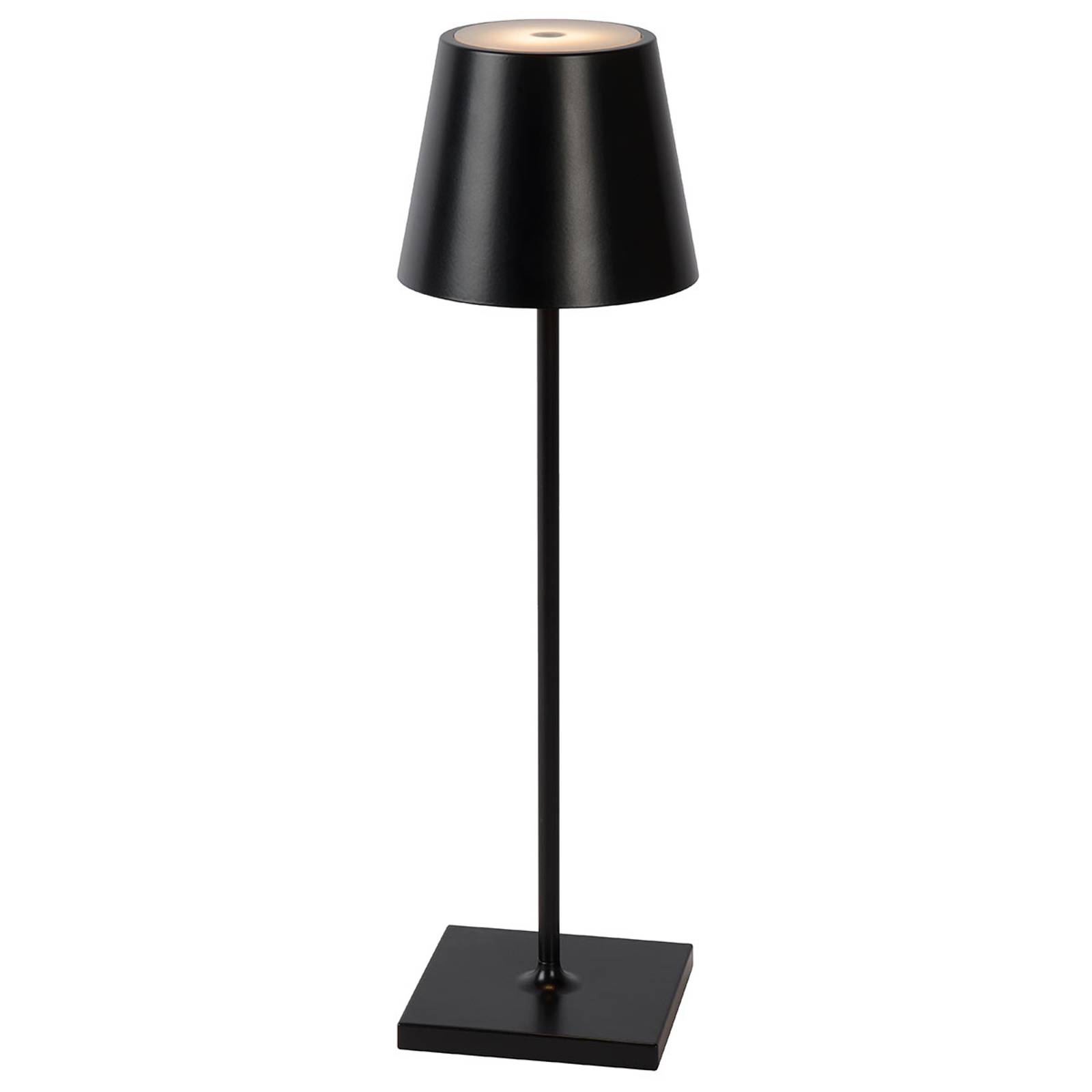 LED-bordslampa Justin för utomhusbruk dimbar svart