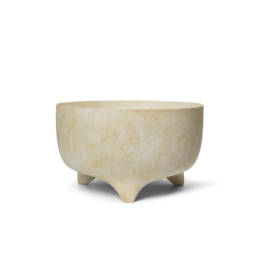 Evoke Pot Low H27 Sand ferm LIVING