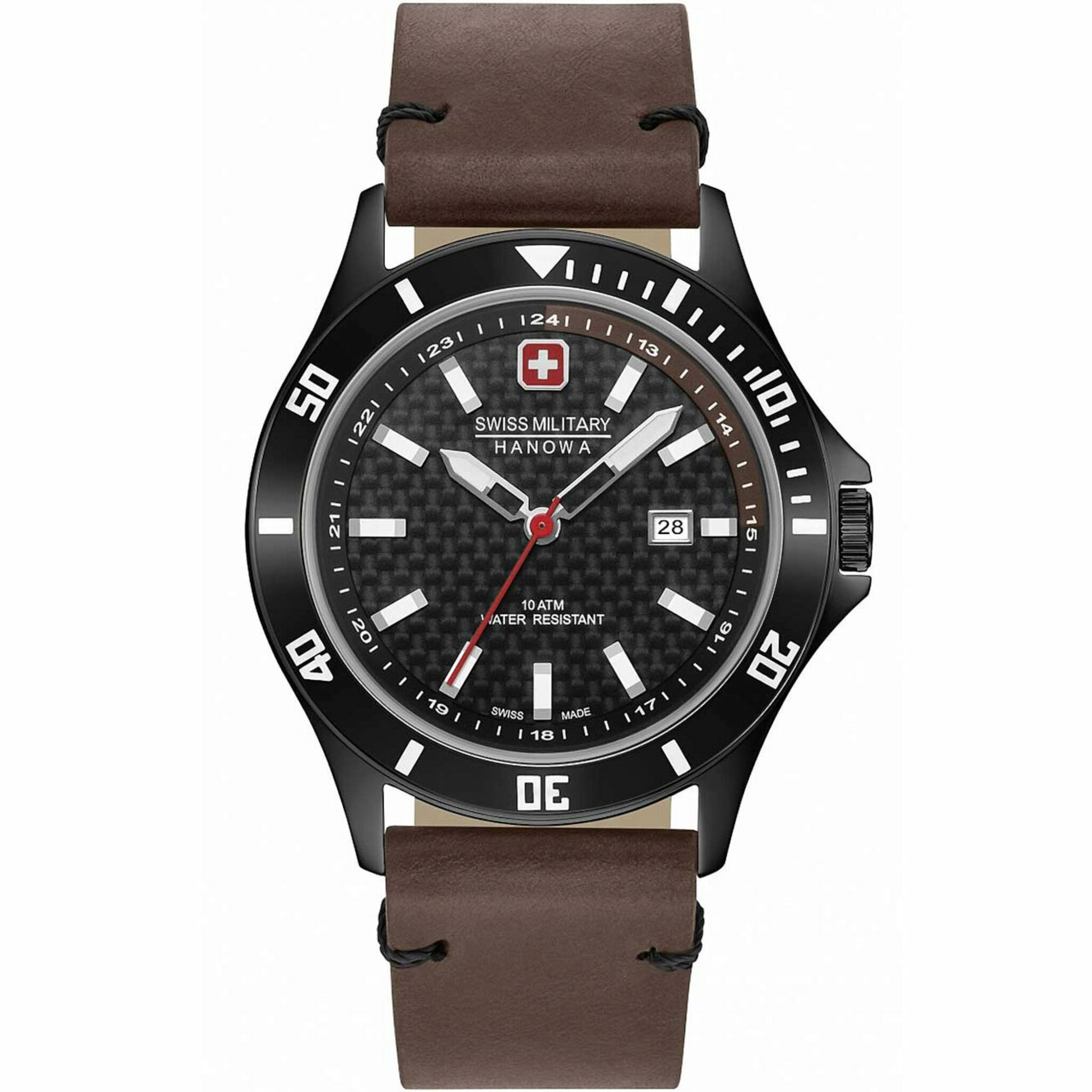 06-4161.2.30.007.05, Quartz, 42mm, 10atm, black