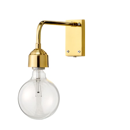 Vägglampa Drop - Guld