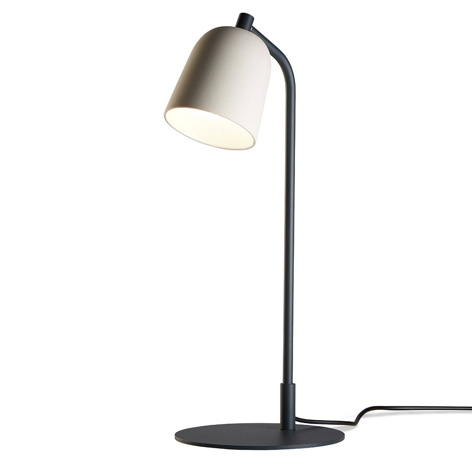 Casablanca Clavio - designbordslampa, cremevit