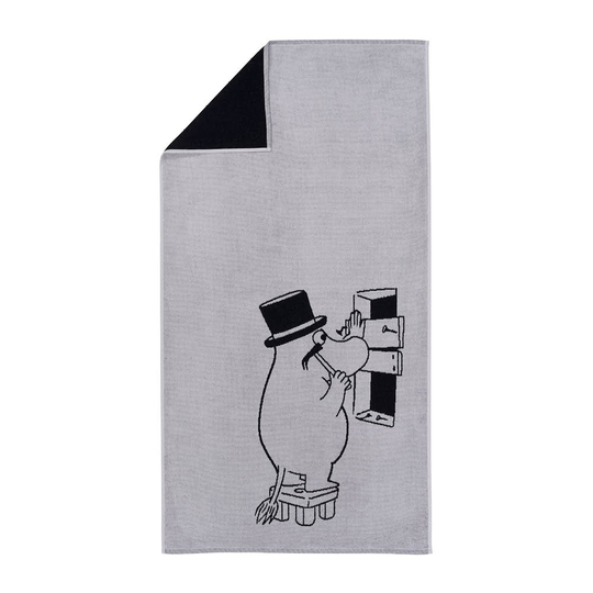 Arabia - Mumin Badhandduk 70x140 cm Muminpappa Grå