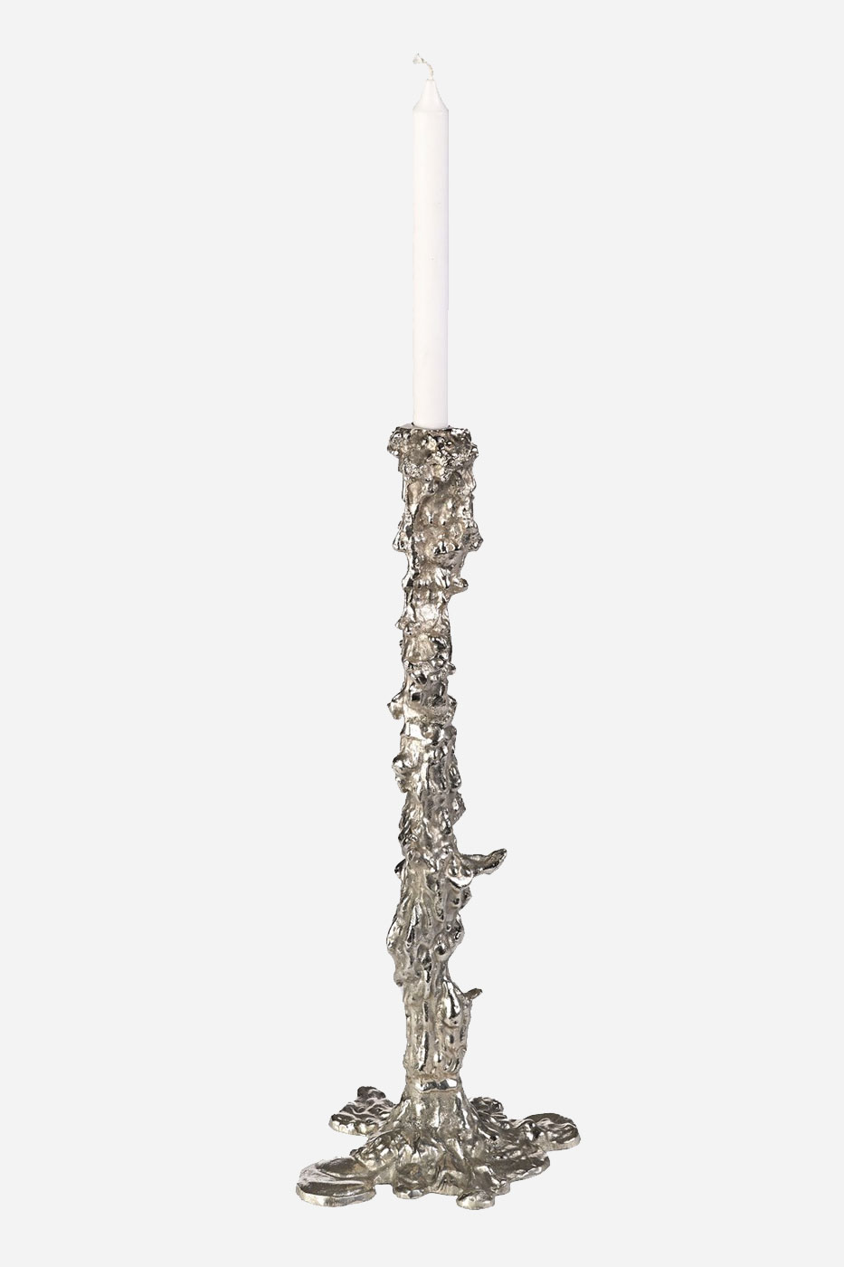 Ljusstake Drip xxl silver