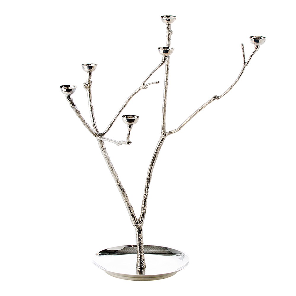 Pols Potten - Pols Potten Twiggy Kandelaber 65 cm Silver