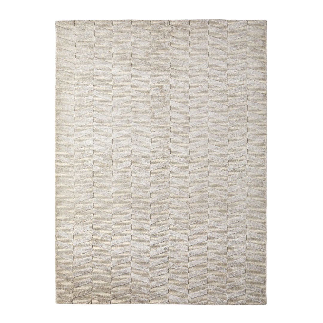 Viskosmatta CHEVRON Sand 250x350 cm, Classic Collection