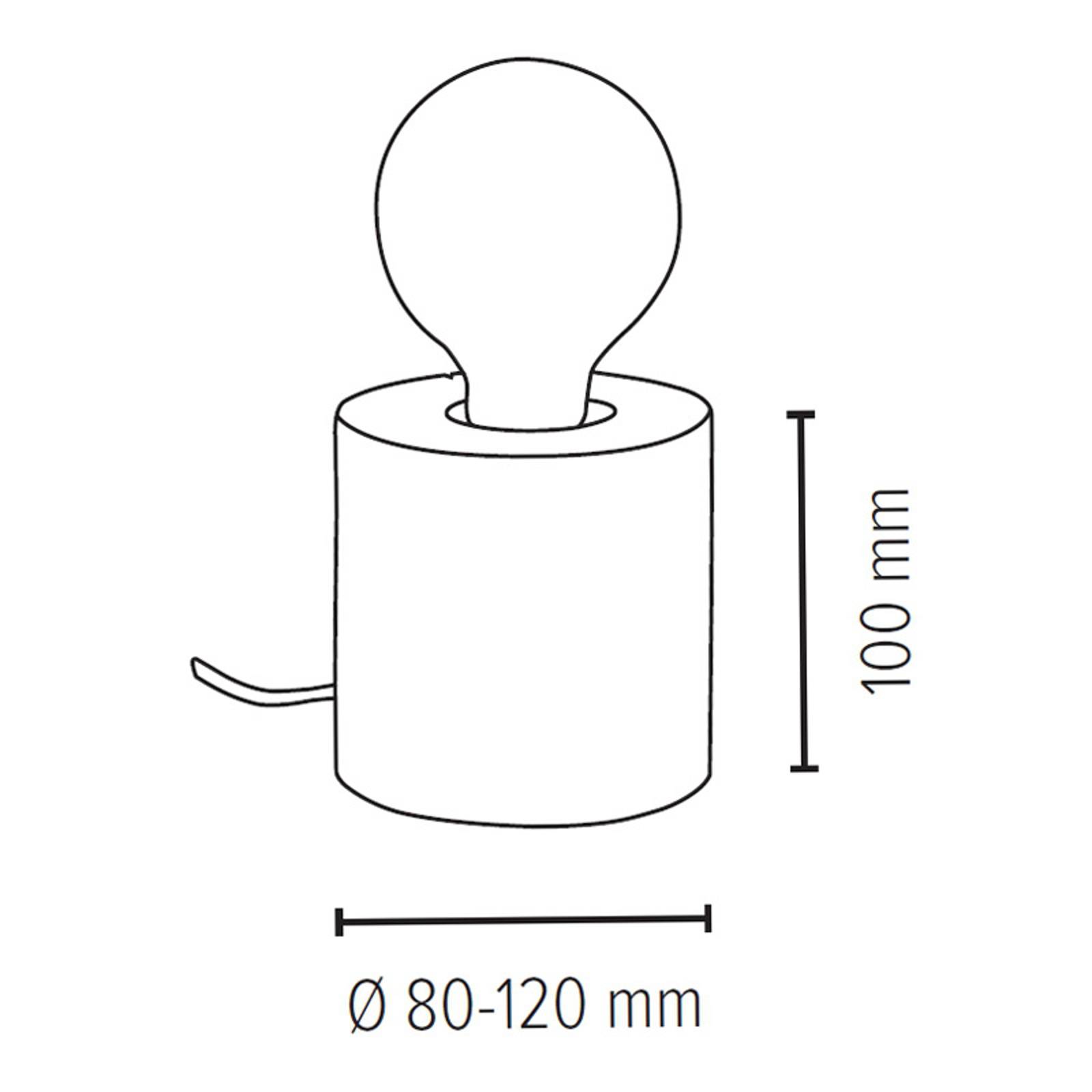 Envolight Terra bordslampa, mörk tall