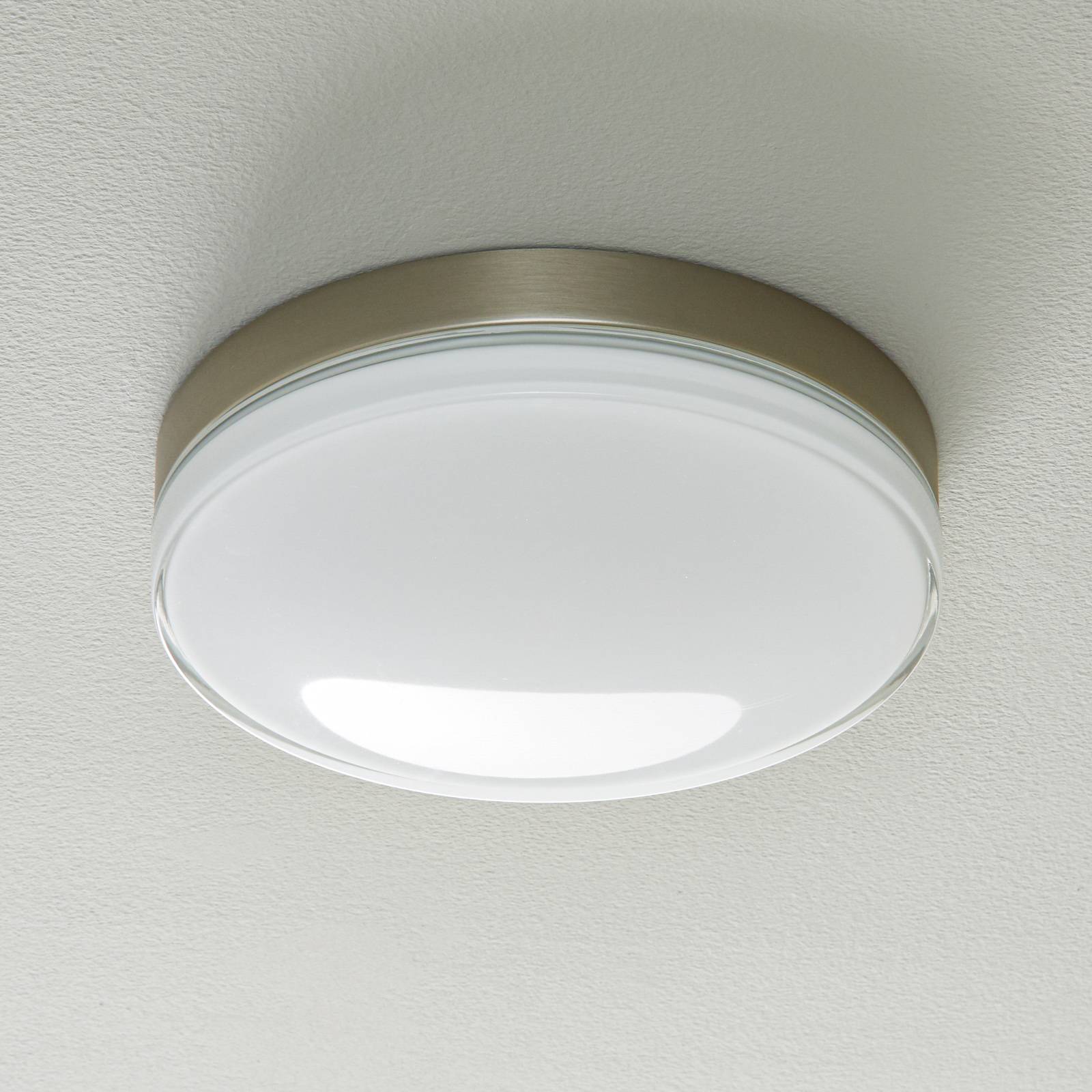 BEGA 12128 LED-taklampa DALI 930 stål 30,5 cm