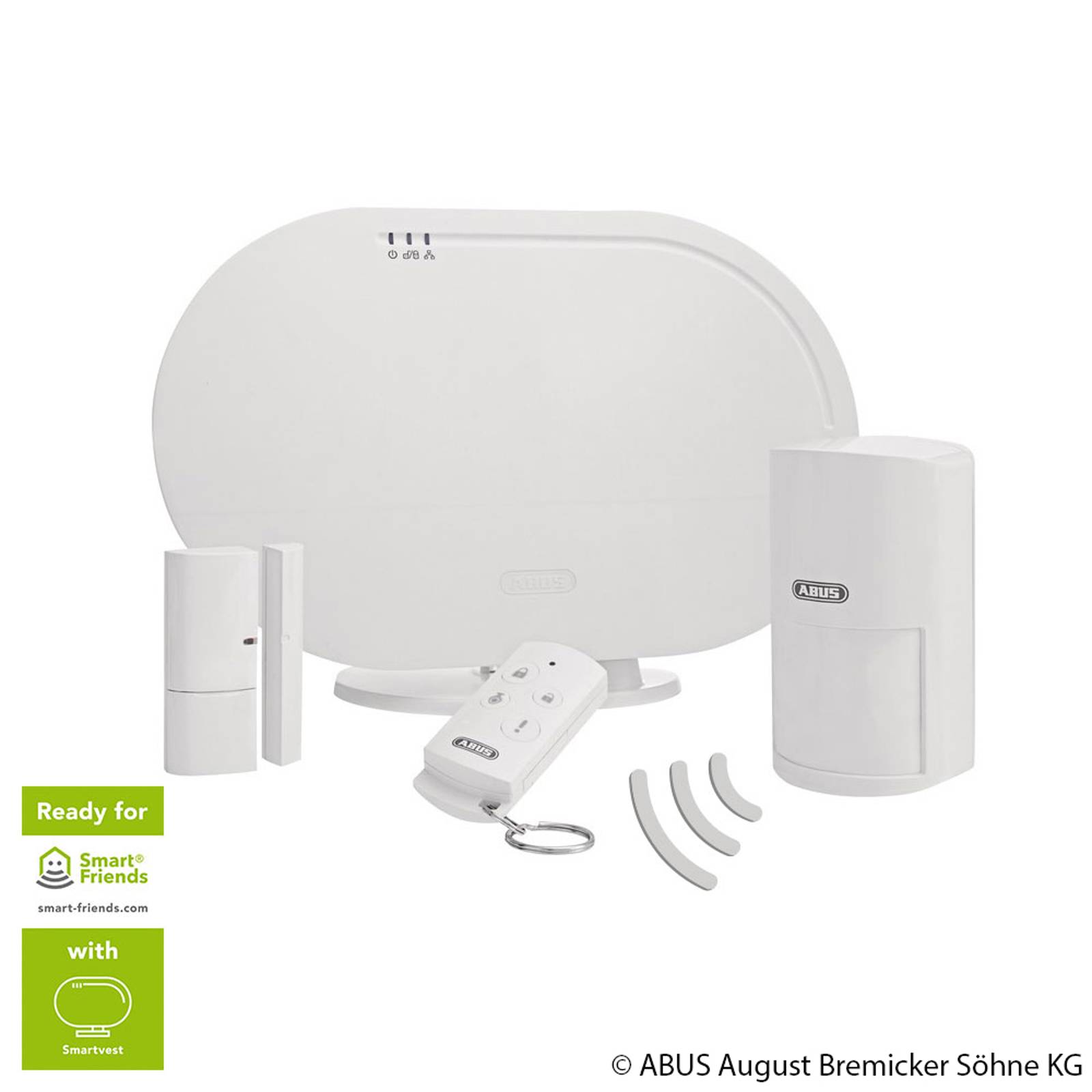 ABUS Smartvest trådlös larmananläggning grundpaket