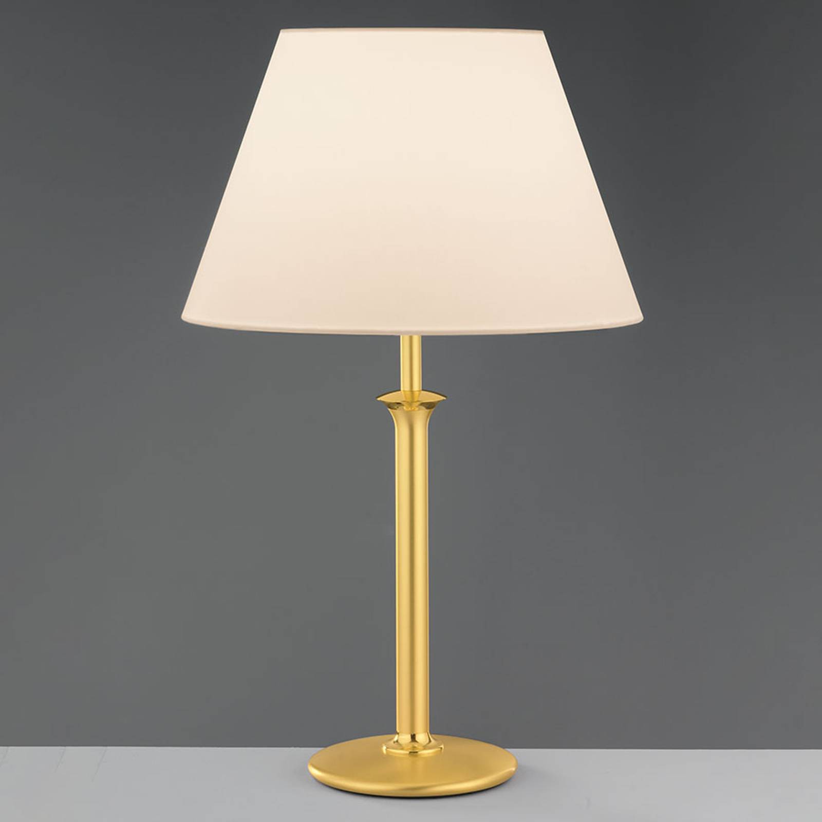 Chintz-bordslampa Royce 57 cm creme