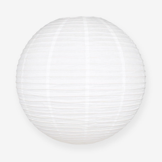 Lampskärm Rispapper 80cm Vit