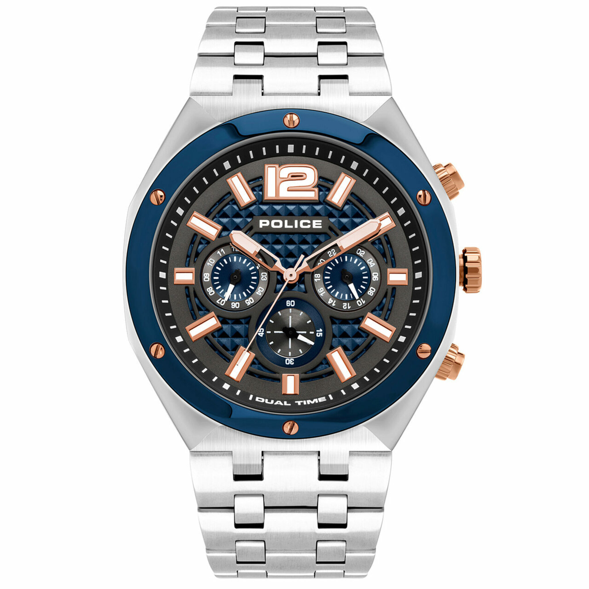 Pl15995jstbl.61m, Quartz, 48mm, 10atm, silver