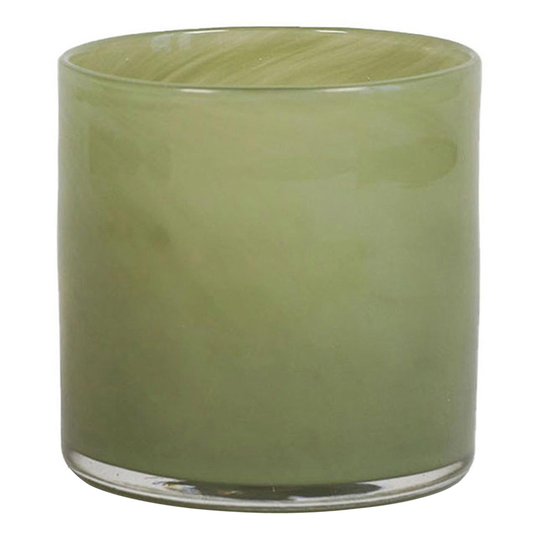 Tell Me More Interiors - Lyric Ljuslykta 8x8 cm Olive Green