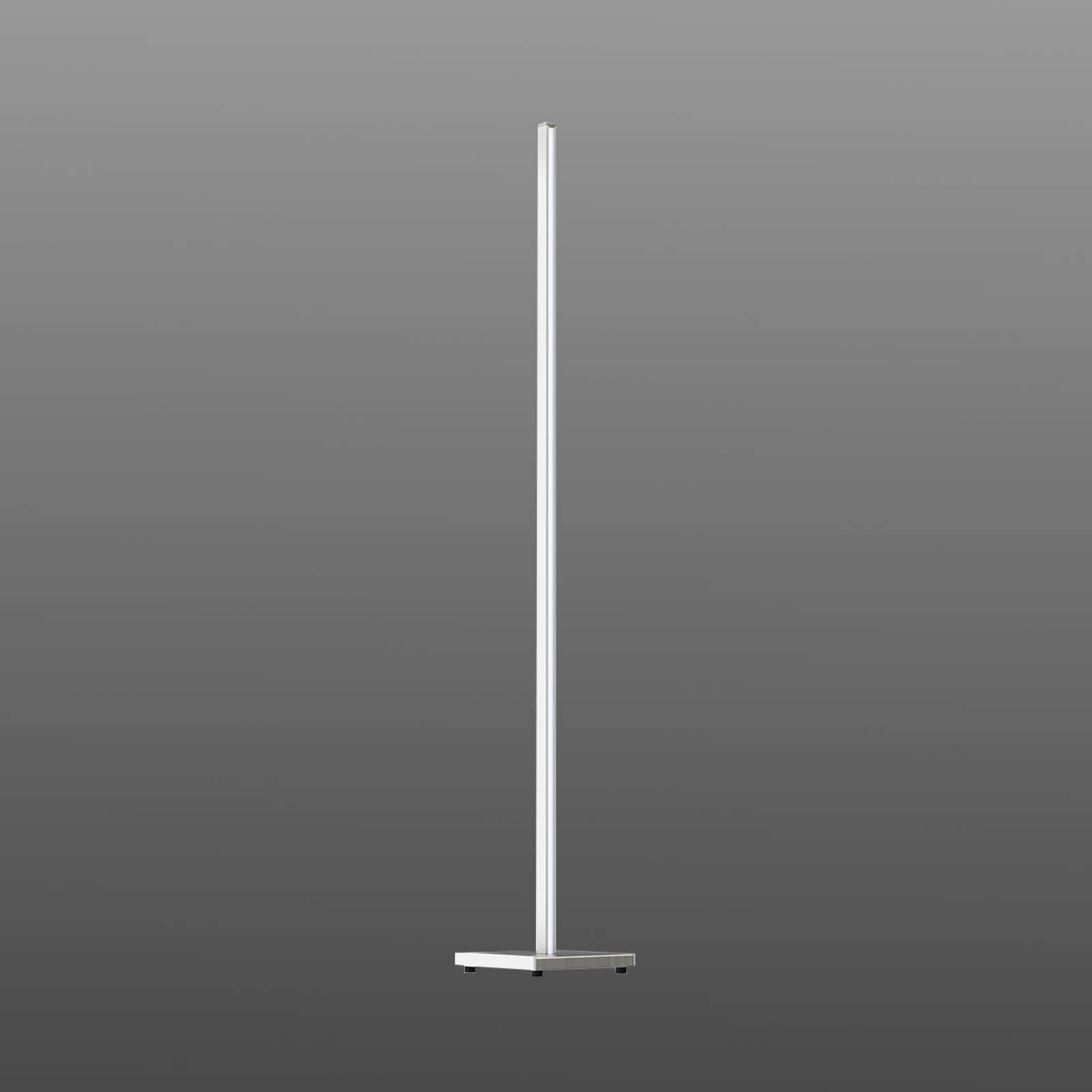Funktionell LED-golvlampa Orix i vitt, 150 cm