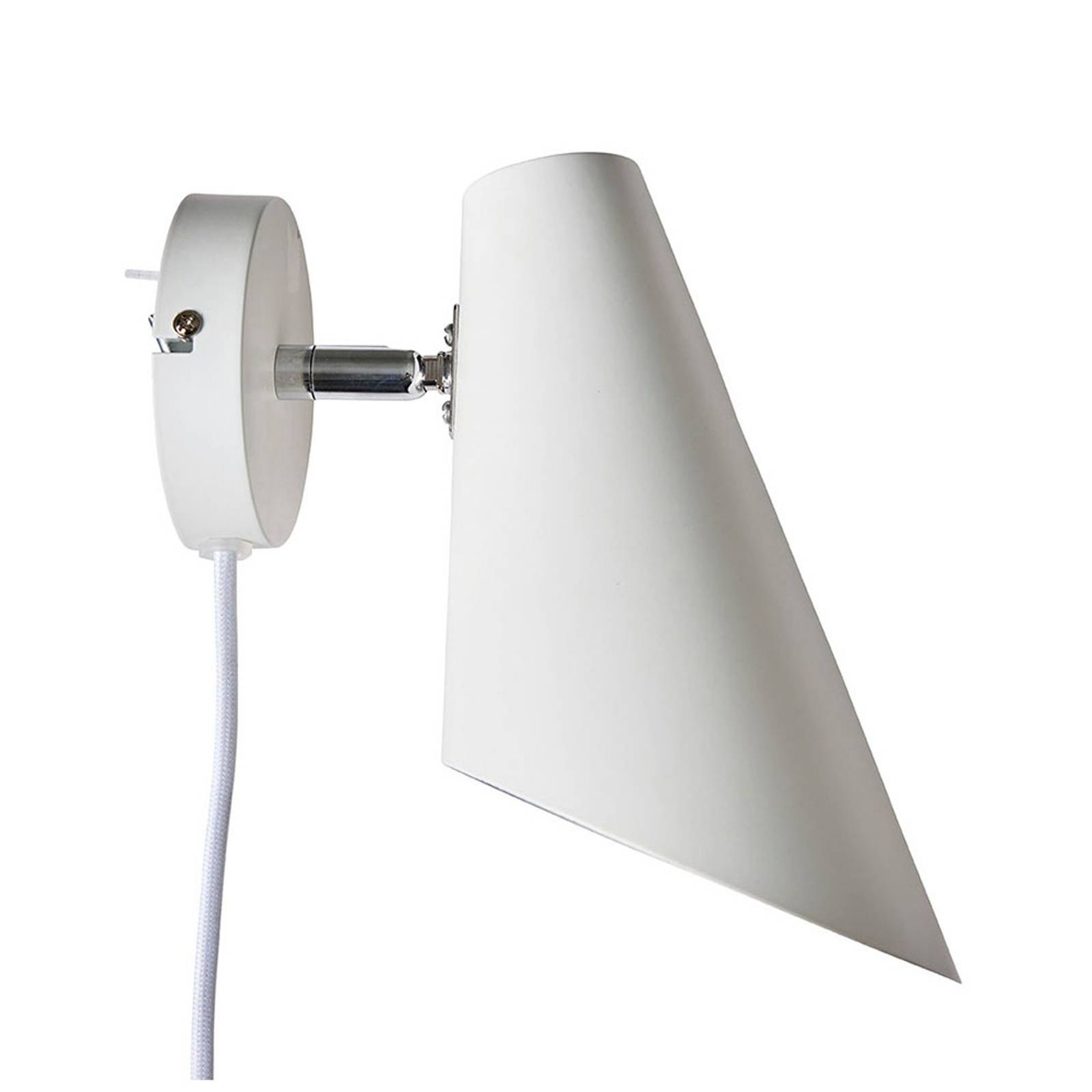 Dyberg Larsen Cale vägglampa 24,5 cm vit