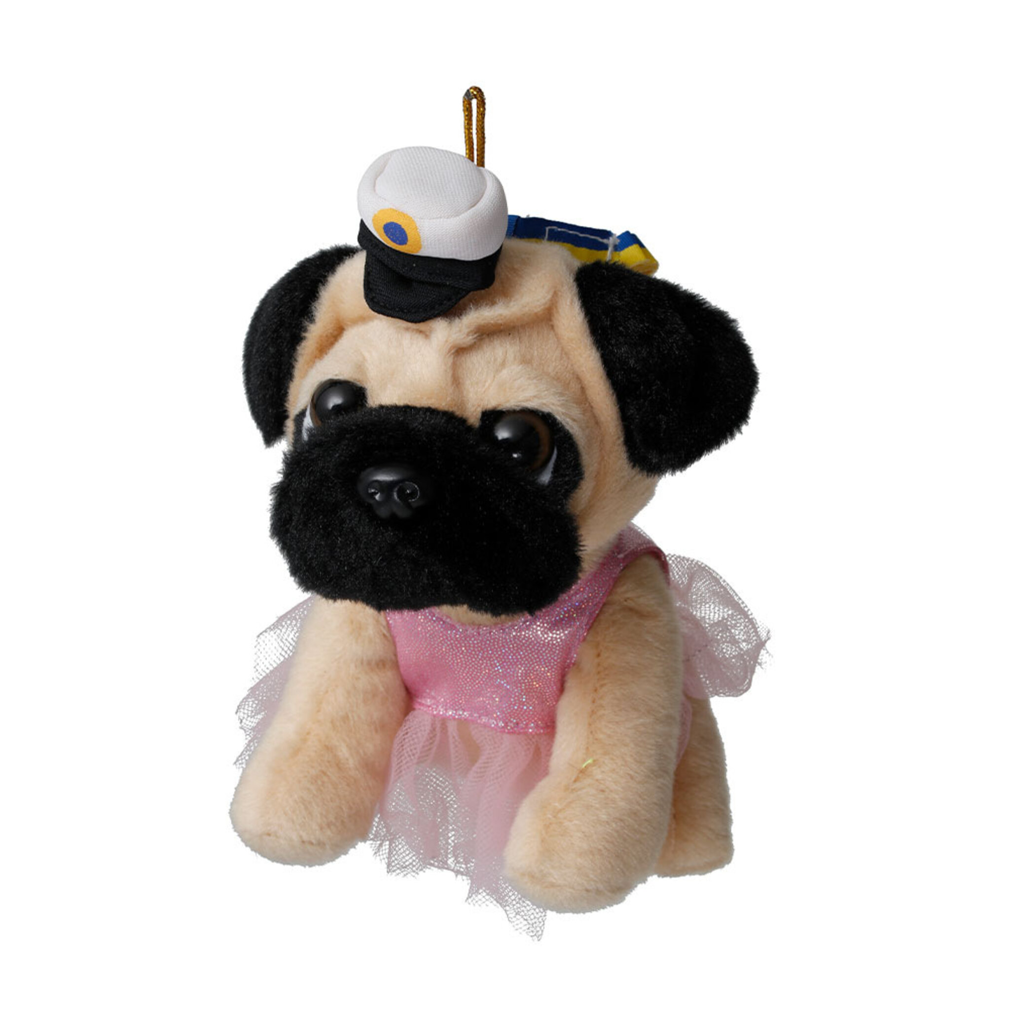 Studentdjur Mops, H: 15cm